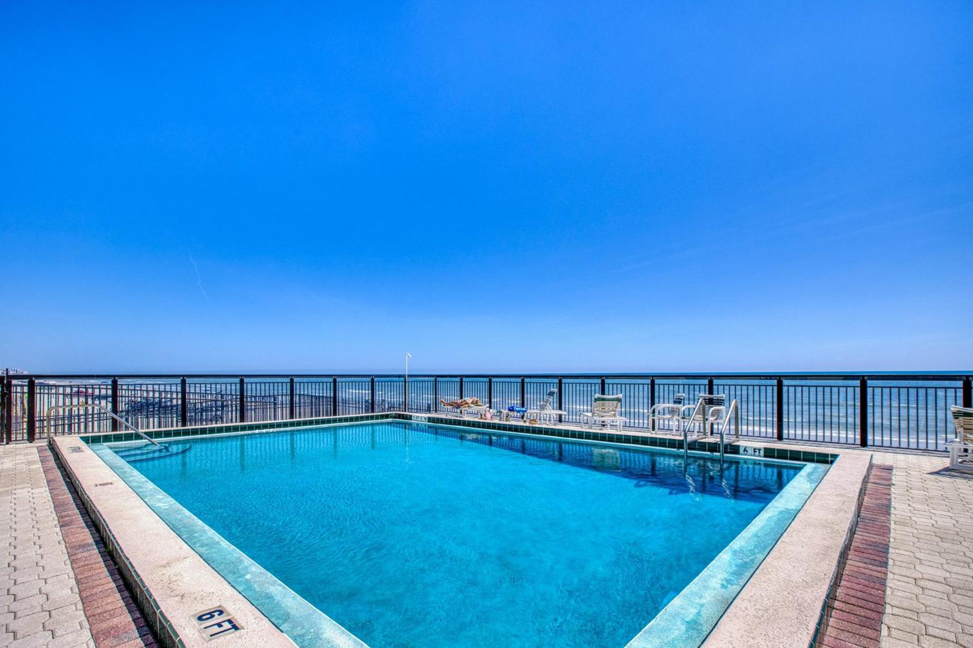 Ocean View With A Beachfront Pool At Ocean Trillium Condo ~ 602 New Smyrna Beach Exteriör bild