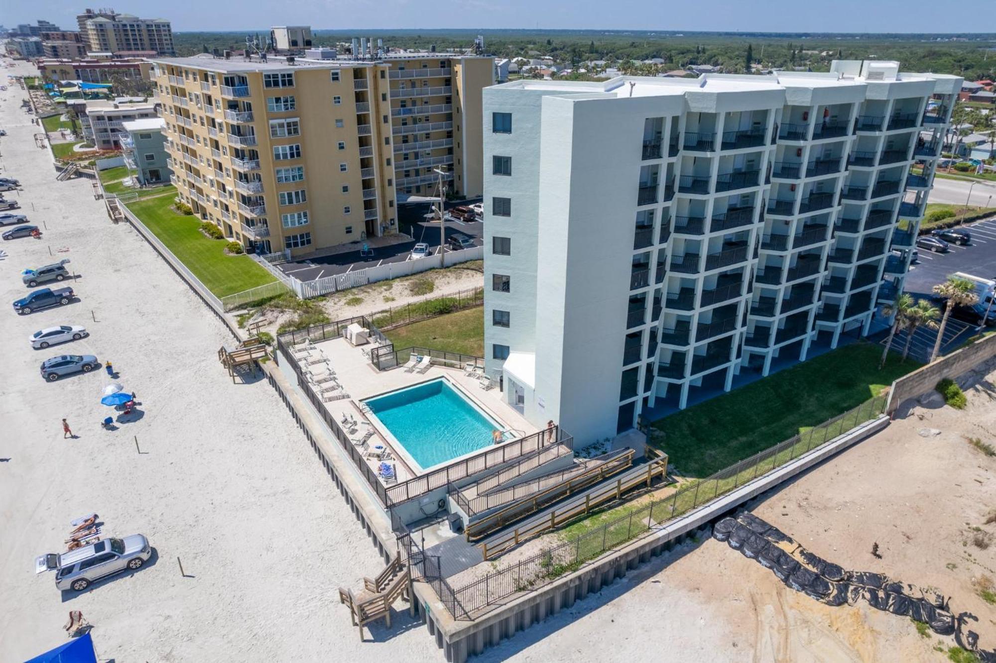 Ocean View With A Beachfront Pool At Ocean Trillium Condo ~ 602 New Smyrna Beach Exteriör bild