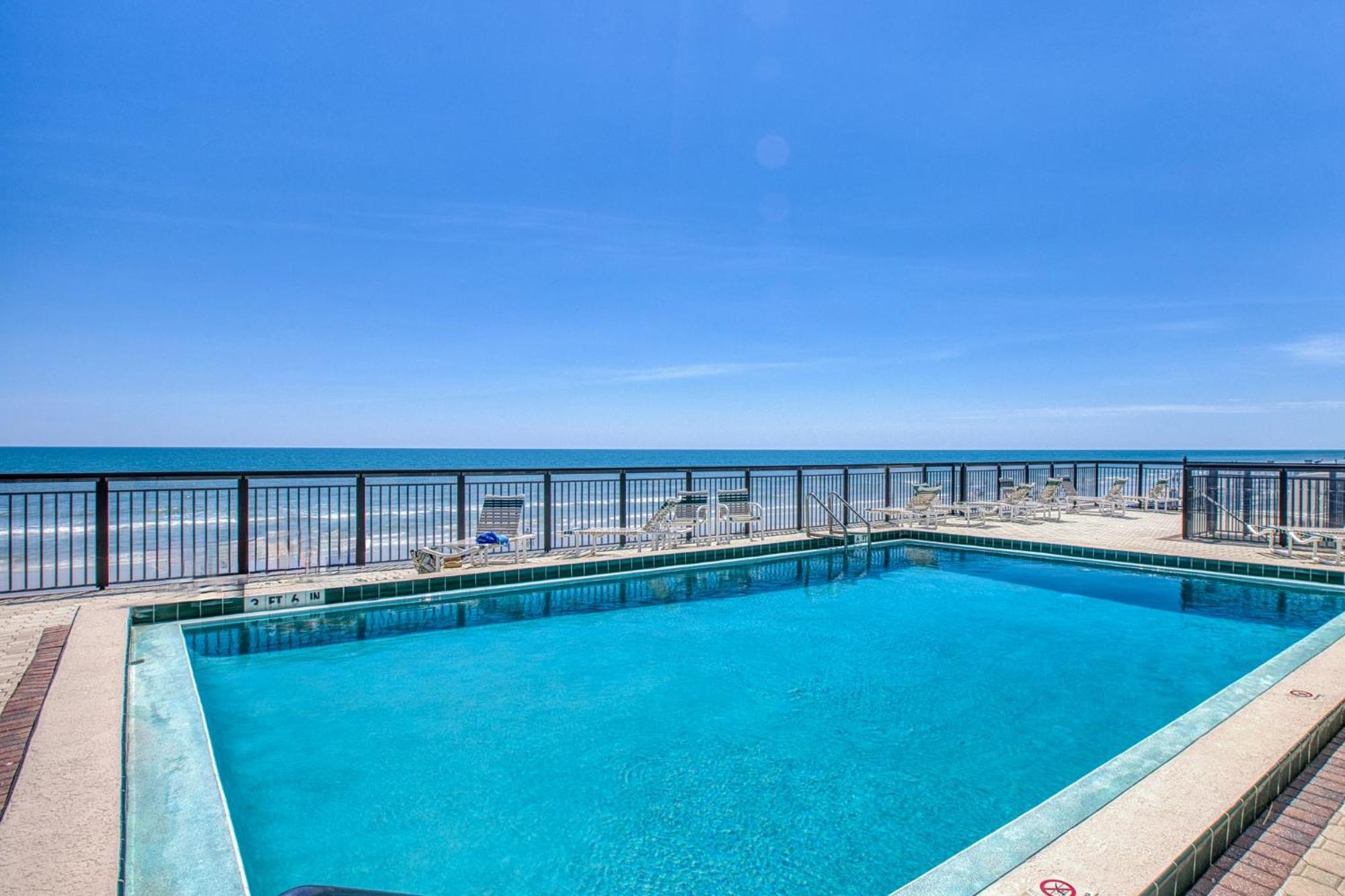 Ocean View With A Beachfront Pool At Ocean Trillium Condo ~ 602 New Smyrna Beach Exteriör bild